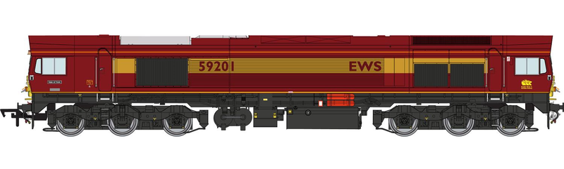 Dapol 4D-005-005 Class 59 'Vale Of York' 59201 EWS Livery