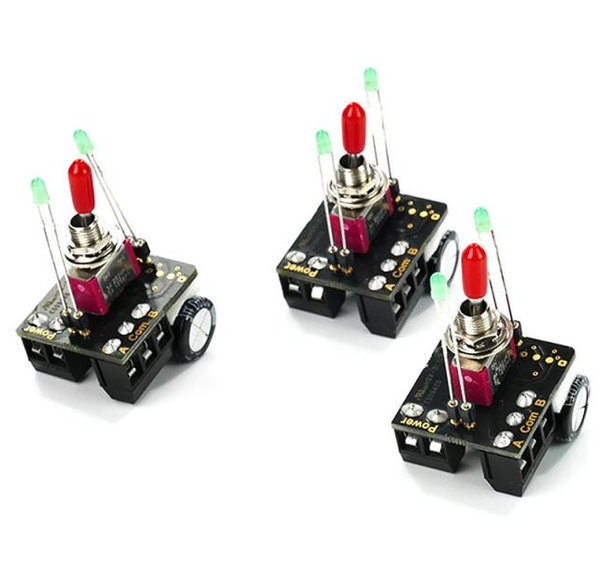 Train Tech TTPMS3 Point Motor Switch For 3 Wire Point Motors 3 Pack