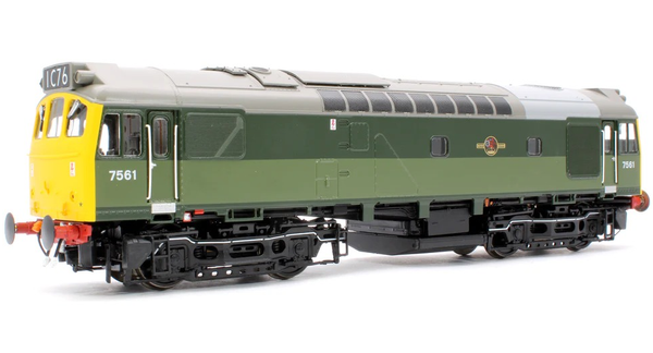 Heljan 2548 BR Class 25/3 7561 BR Two Tone Green Full Yellow Ends