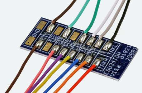 ESU 53953 E24 Socket to Open Wires, 88m with Heat Shrink
