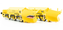 Accurascale ACC3041 Beilhack Snowplough ZZA ADB965578/579 Stratford Shark BR Yellow (ex Class 40)