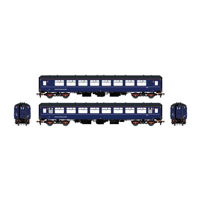 Accurascale ACC2914 BR Mk.2b TSO 5491 South Wales & West Blue
