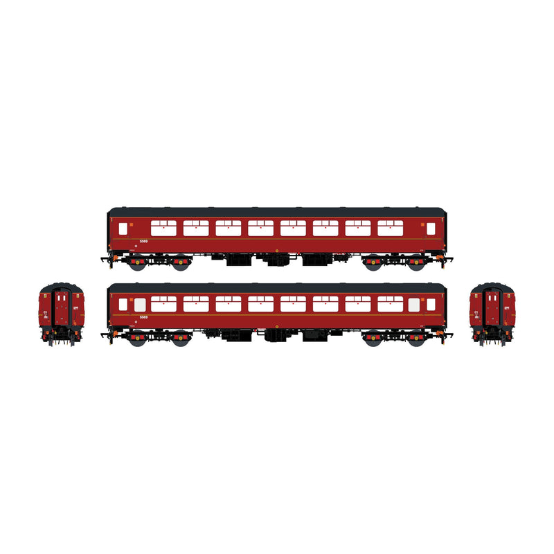 Accurascale ACC2917 BR Mk.2c (Small Toilet Window) TSO 5569 Maroon (South Wales & West)