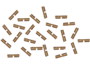 DCC Concepts LTK-RJ25.4 Legacy 4mm Rail Joiners 4 Bolt Bullhead (25)