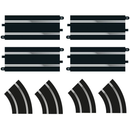 Scalextric C8198 Standard Straight and R2 Curve Track Extension Pack