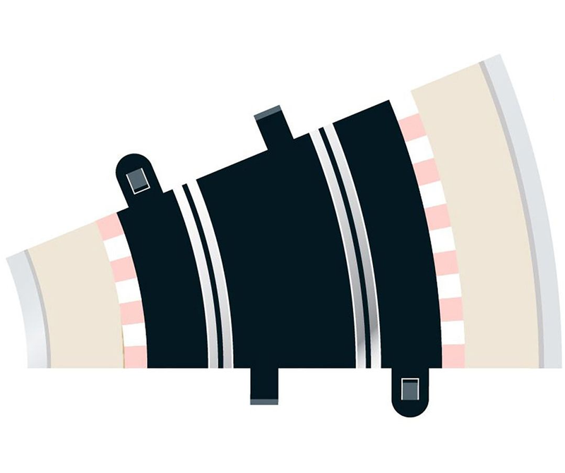 Scalextric C8234 Radius 2 Curve 22.5º x 2