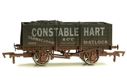 Dapol DA4F-051-022 5 Plank Wagon Constable Hart Weathered