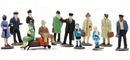 Dapol DAC008 Kitmaster Platform Figures (Unpainted)