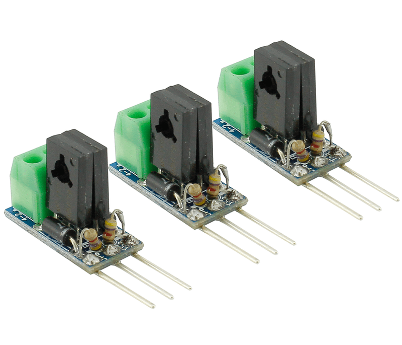 DCC Concepts DCD-SDC3 DCC Decoder Converter 3 Wire to 2 Wire (3 Pack)
