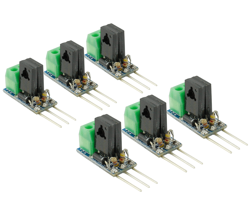 DCC Concepts DCD-SDC6 DCC Decoder Converter 3 Wire to 2 Wire (6 Pack)