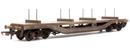 Oxford Rail OR76WW003W British Steel Warwell A Flat Wagon BB5017 Weathered