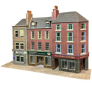 Metcalfe PO205 00/H0 Scale Low Relief Pub &amp; Shops
