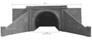 Metcalfe PO242 00/H0 Scale Double Track Tunnel Entrances