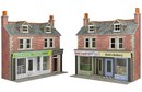 Metcalfe PO306 00/HO Scale Low Relief Shop Fronts - Brick