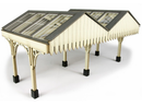 Metcalfe PO340 00/H0 Scale Platform Canopy
