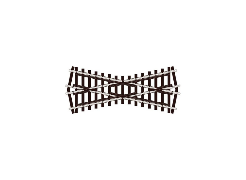 PECO SL-93 OO/HO Gauge Code 100 Insulfrog Short Crossing