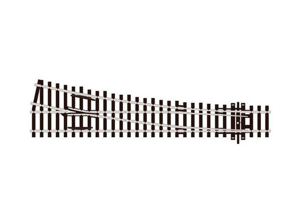 PECO SL-95 OO/HO Gauge Code 100 Medium Radius Right Hand Insulfrog Turnout