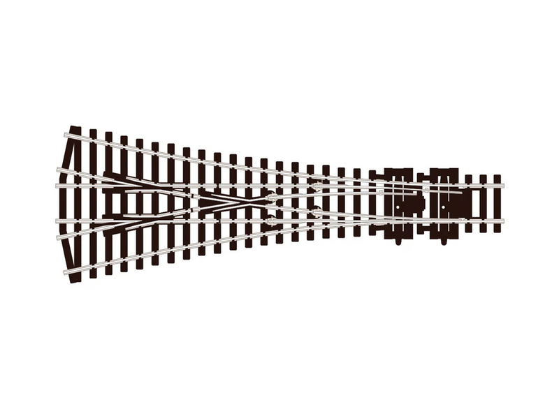 PECO SL-99 OO/HO Gauge Code 100 3-Way Medium Radius Insulfrog Turnout