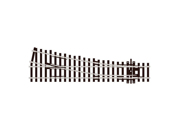 PECO SL-E91 OO/HO Gauge Code 100 Small Radius Right Hand Electrofrog Turnout