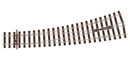 PECO SLU1187 OO Gauge Code 75 Bullhead Left Hand Curved Unifrog Turnout