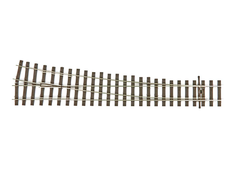 PECO SLU1188 OO Gauge Code 75 Bullhead Large Radius Right Hand Unifrog Turnout