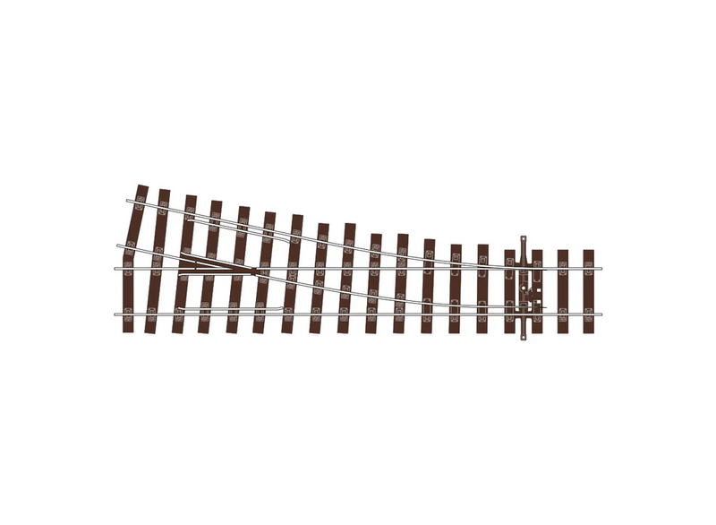 PECO SLU1191 OO Gauge Code 75 Bullhead Small Radius Right Hand Unifrog Turnout