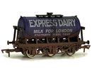 Dapol DA4F-031-010 6 Wheel Milk Tank Express Dairy Weathered