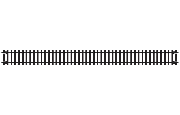 Hornby R601 Double Straight Track - 335mm