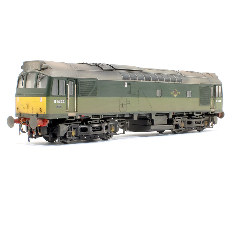 Heljan 2531 BR Class 25/3 Two Tone Green D5244 Weathered