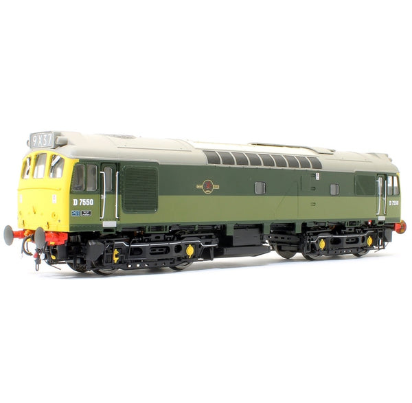 Heljan 2532 BR Class 25/3 Two Tone Green Full Yellow Ends D7550
