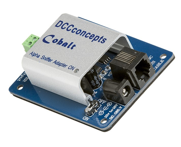 Cobalt Alpha DCC Power Bus Driver & Sniffer Adaptor