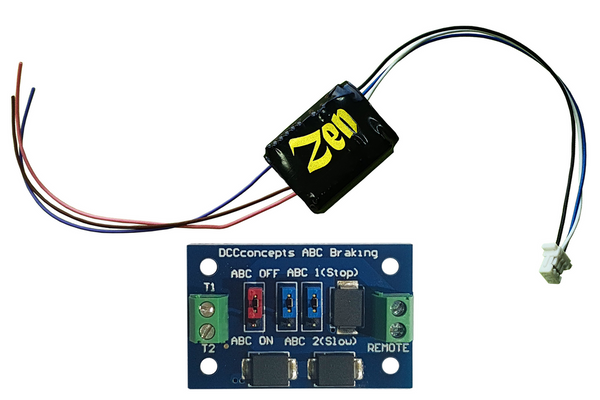 Zen Black 8 Pin Direct Decoder 6 Functions With ABC Module